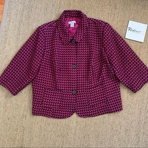 Jessica London Houndstooth Jacket